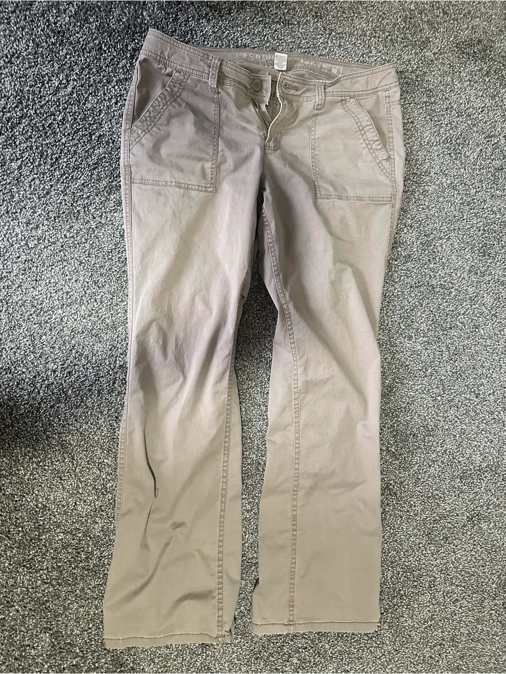 Sonoma Women's Boot Cut Pants in Light Taupe